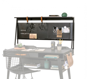 Nadstawka do  biurka  średniego  Dark Metal