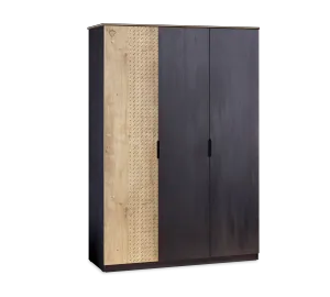 Szafa 3 drzwiowa Line BLACK