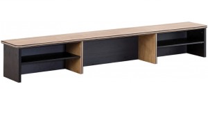 Nadstawka do biurko dużego bez nadstawki BLACK