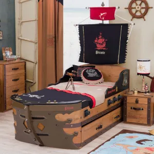 Łóżko statek z dodatkową szufladą  PIRATE