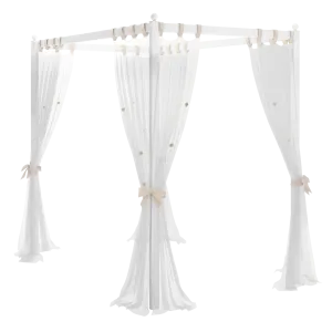 Baldachim (moskietiera)  RUSTIC WHITE