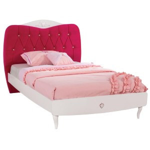 Łóżko poszerzone  120x200 cm z pikowanym zagłówkiem YAKUT