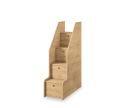 Schody z szafka_MOCHA_Staircase with cabinet STUDIO__BUNK_BED_zdj1