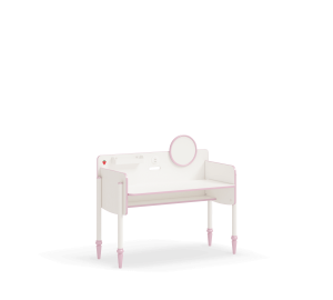 Princess new - Biurko z mini nadstawką