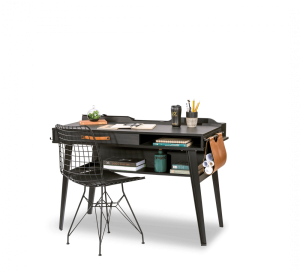 Biurko średnie bez nadstawki DARK METAL