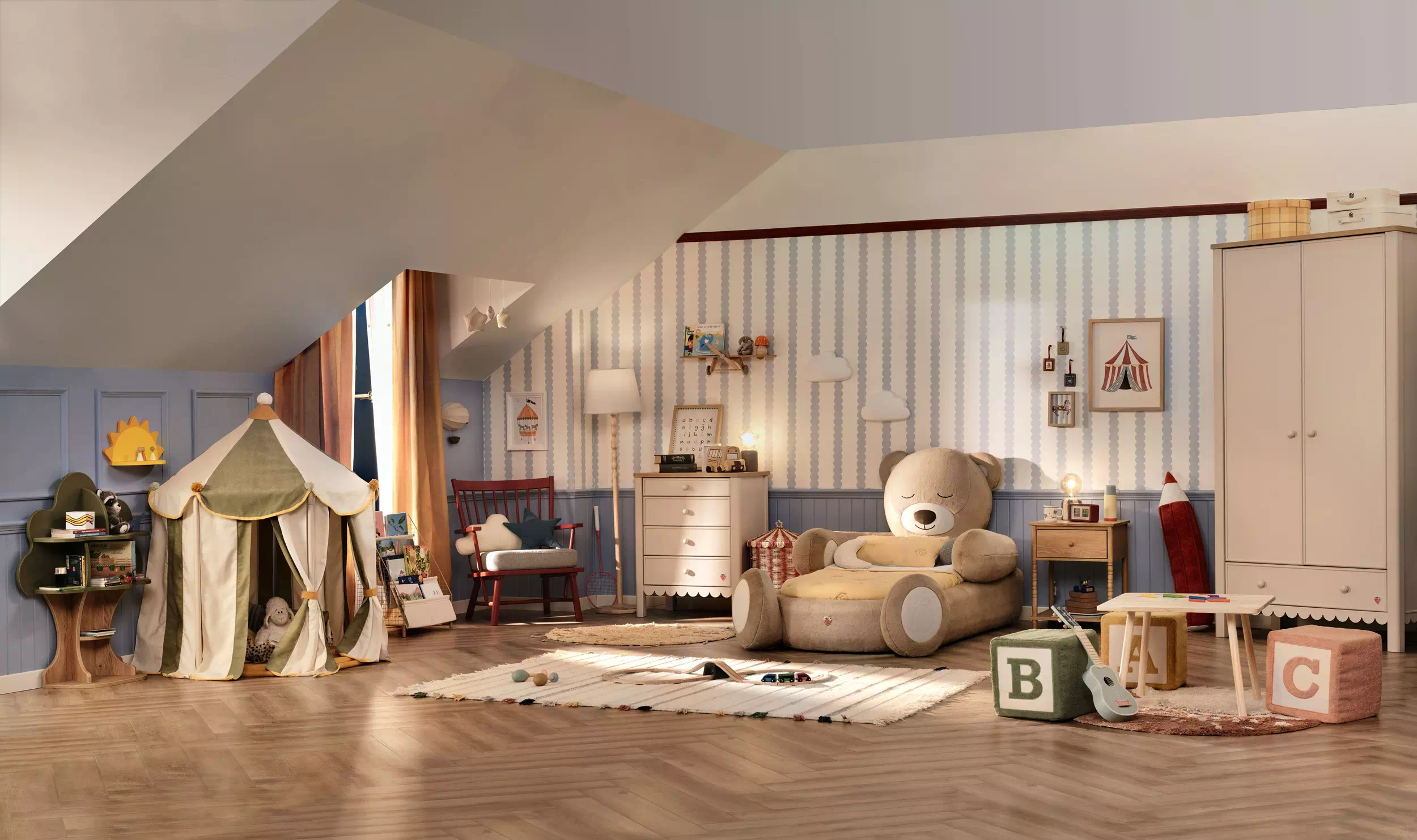 Łóżko dziecięce Teddy Bear Misiek Cilek
